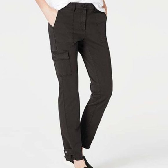 J. Jill Pants & Jumpsuits Jjill Cotton Stretch Cargo Ankle Pants
